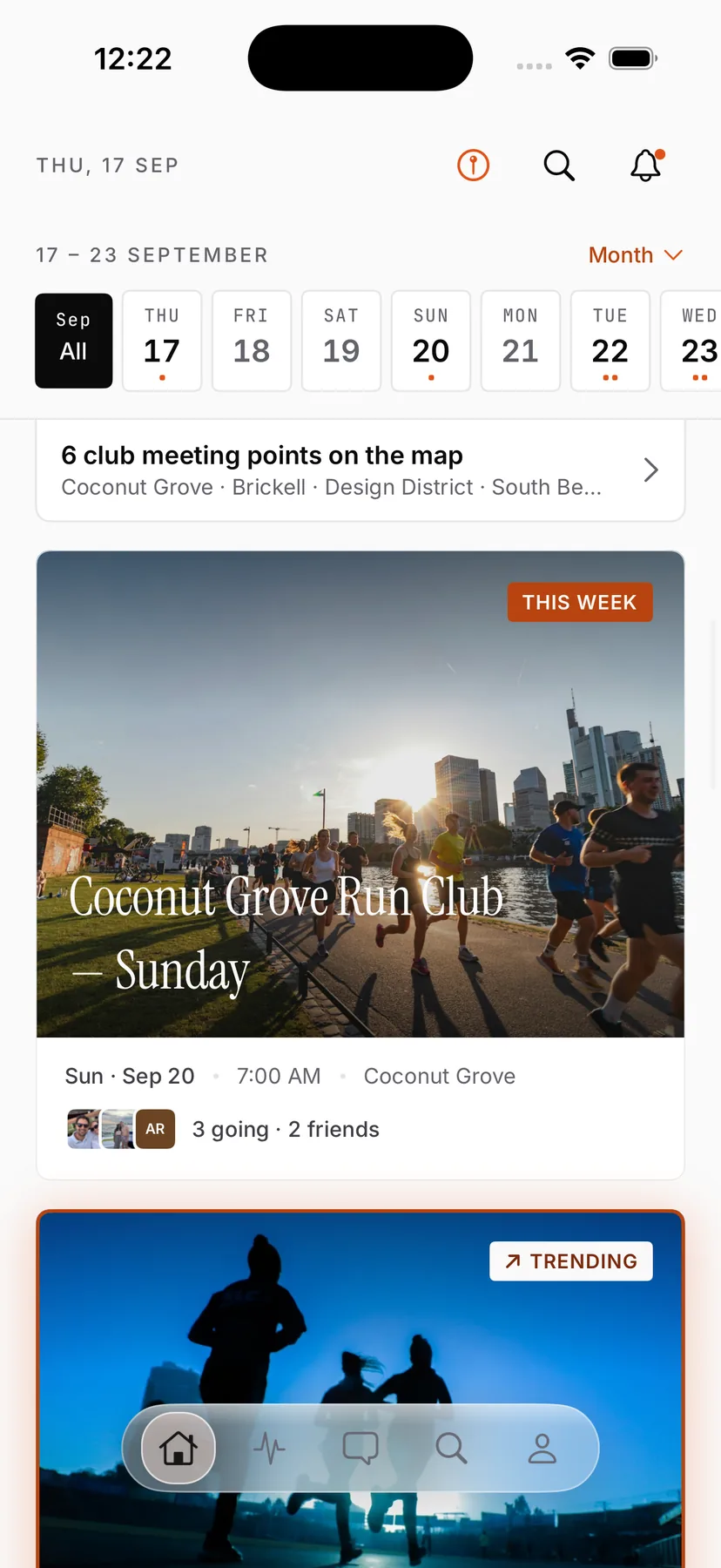 ODDS Running feed — this week's Miami run clubs